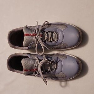 Men's Prada Nevada Bike Sneakers!!! Light Blue Prada Size 12!!